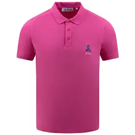 Geometric George Polo Heather Pink - SS23