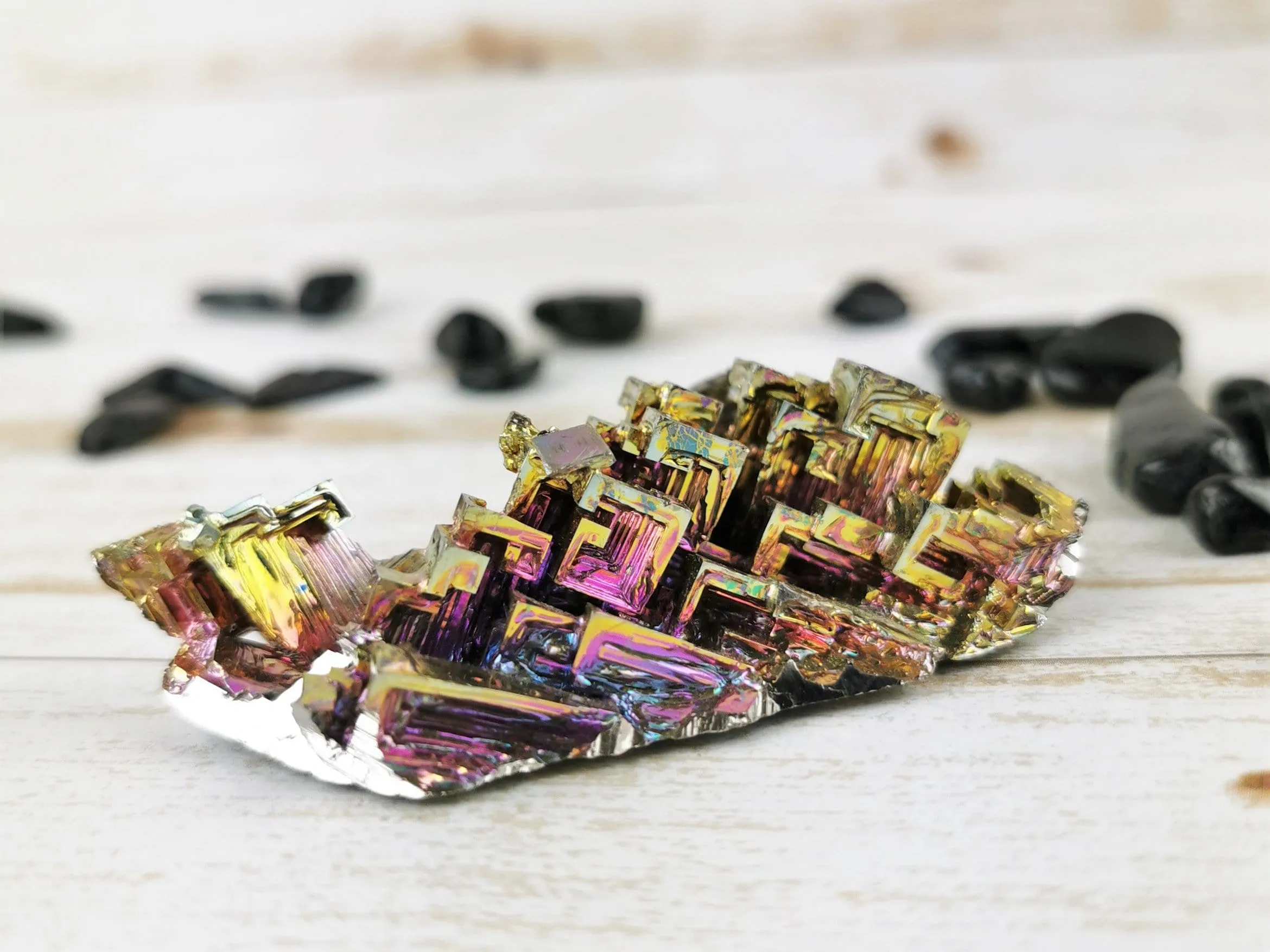 Golden and Magenta Bismuth