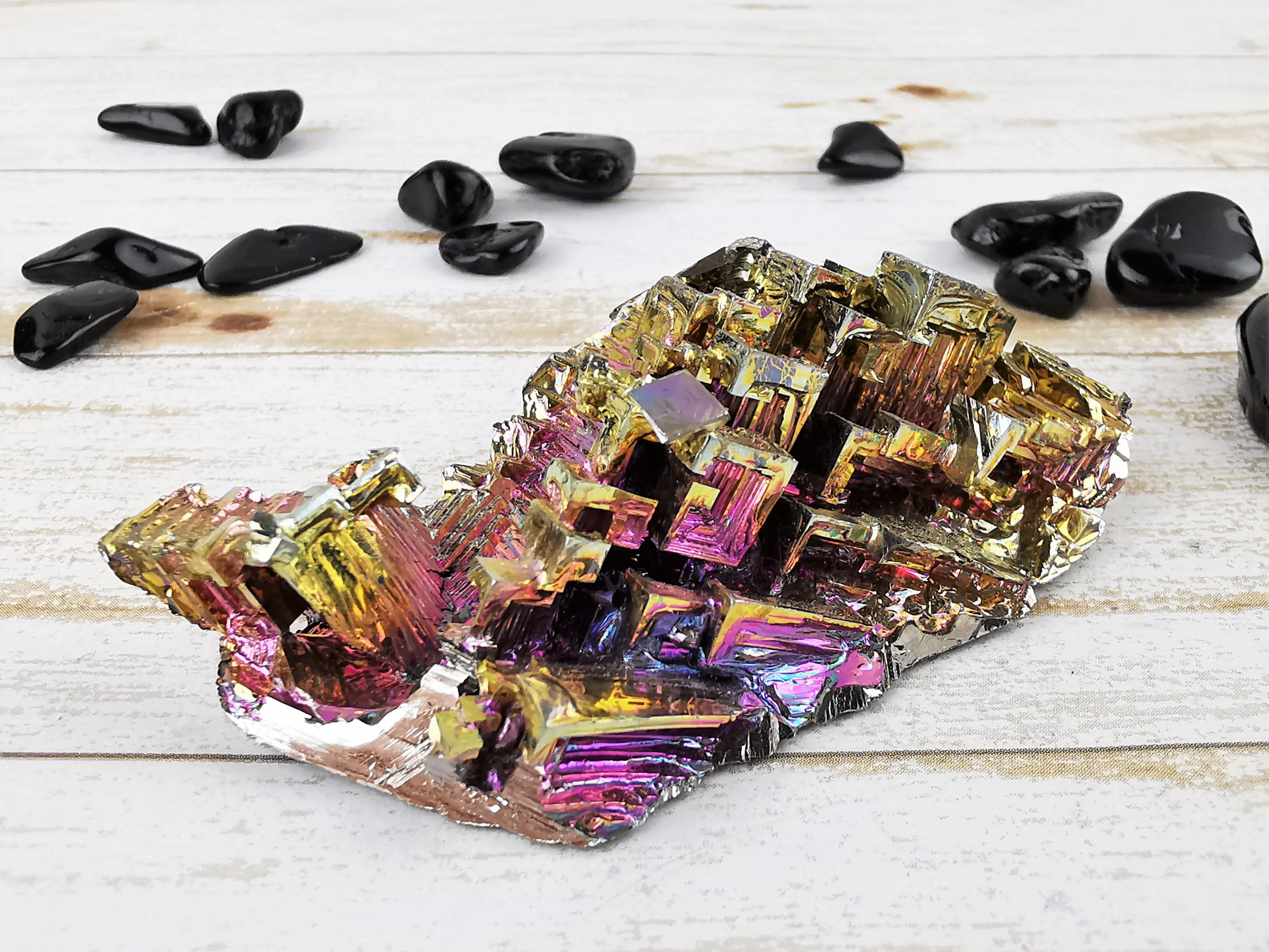 Golden and Magenta Bismuth