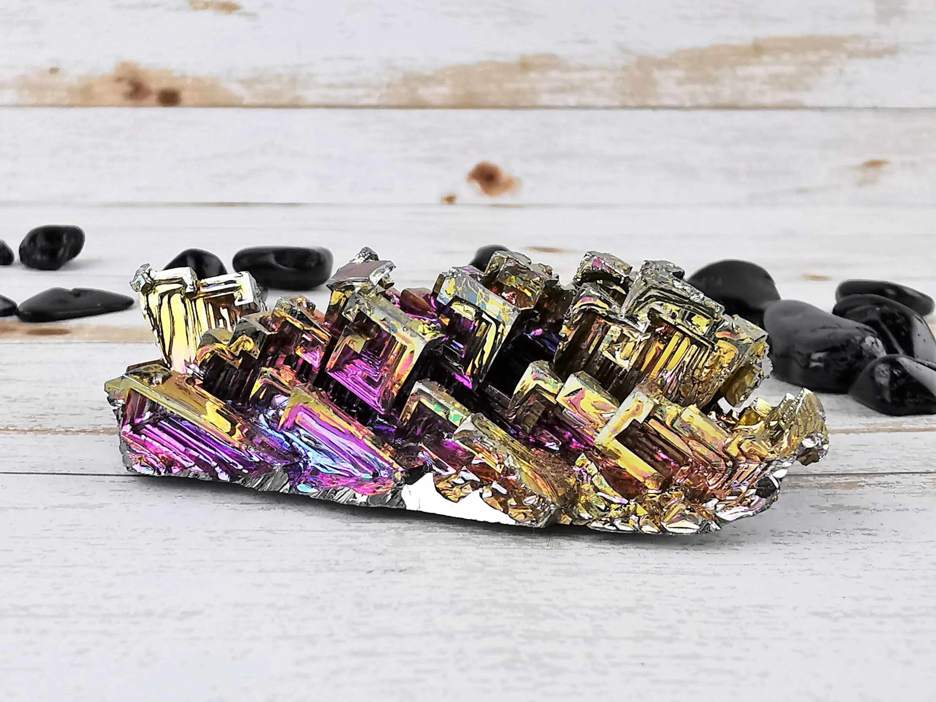 Golden and Magenta Bismuth