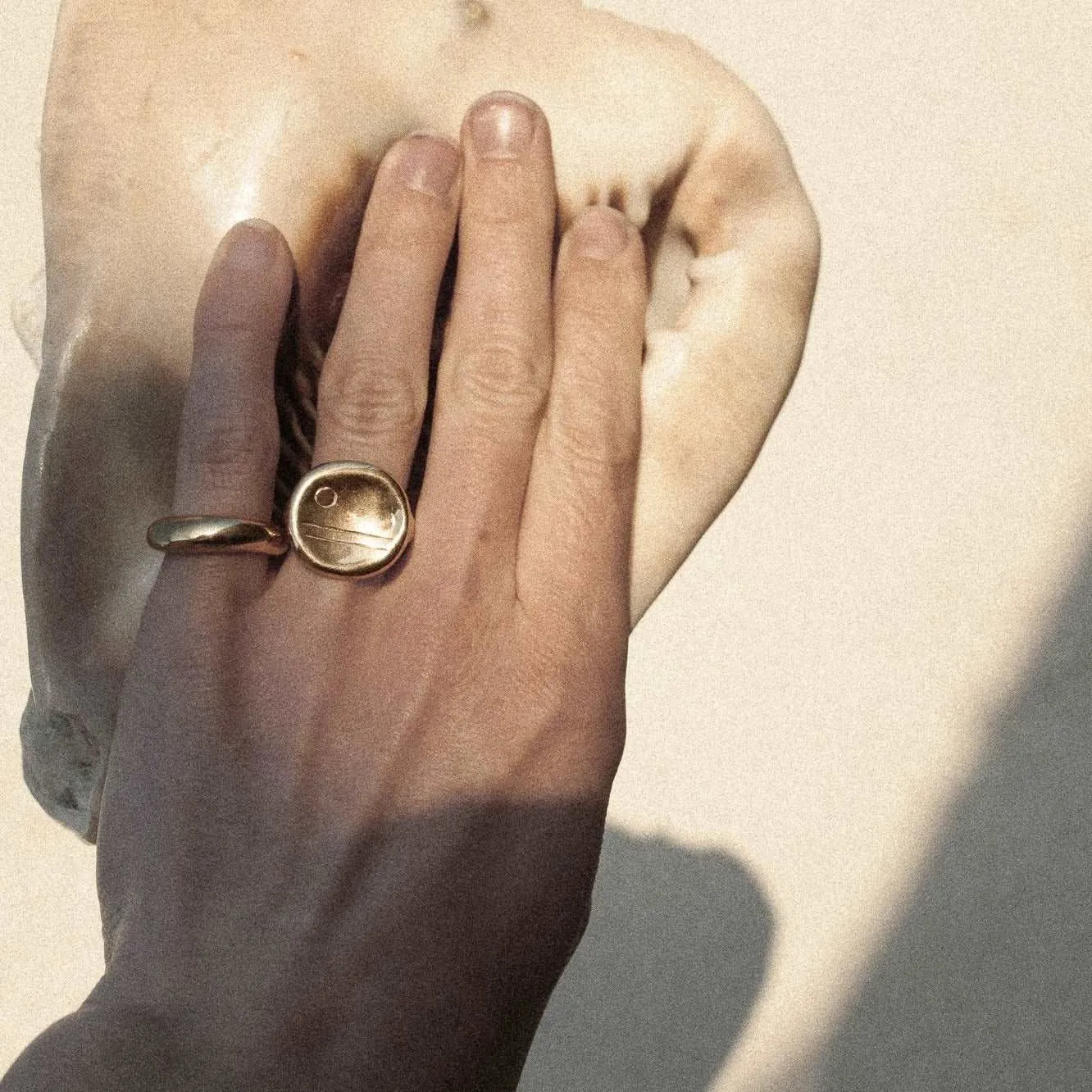 golden hour ring // 14k gold