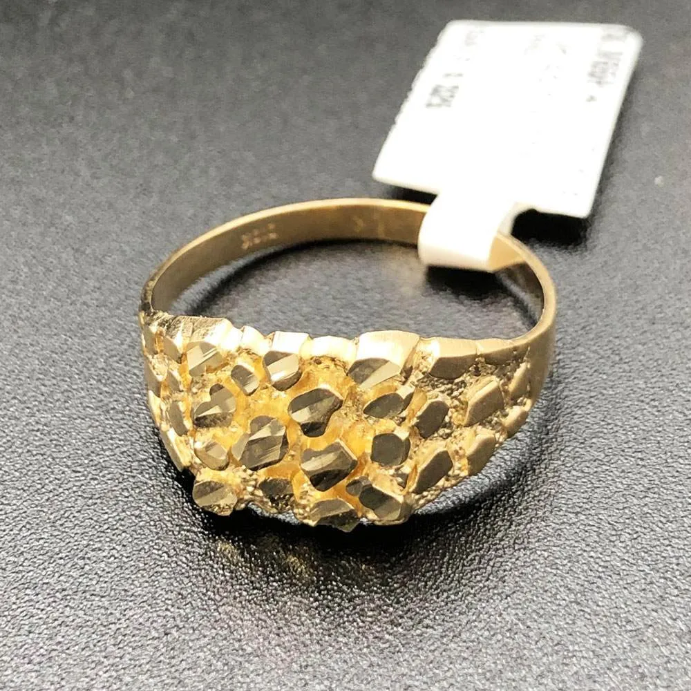 Golden Nugget Small 10K Yellow Gold Ring