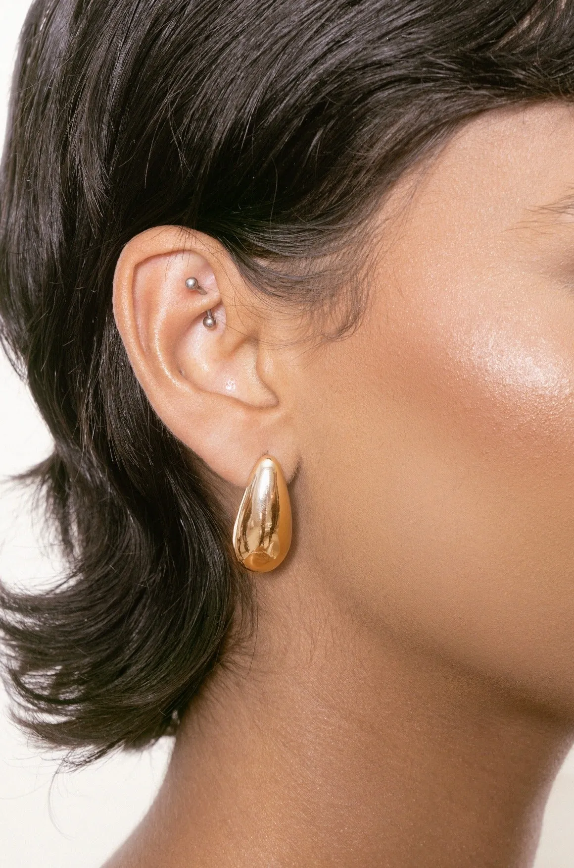 Golden Teardrop Earrings