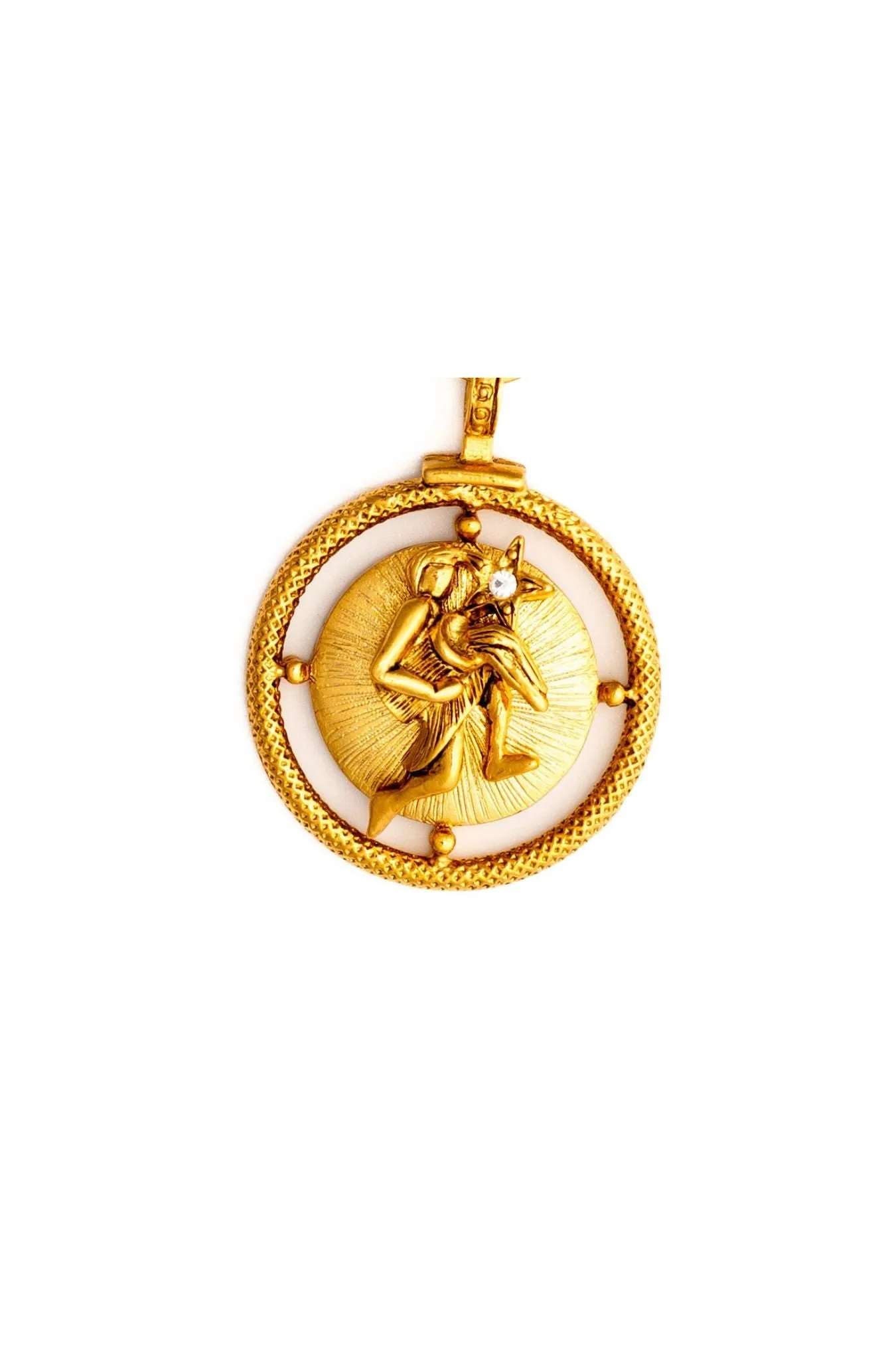 Golden Zodiac Charm