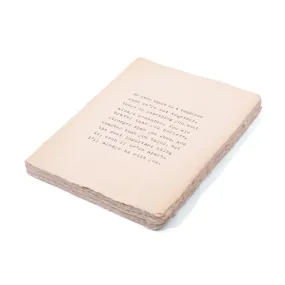 If Ever There Is a Tomorrow (A.A. Milne)  Deckled Edge Notebook