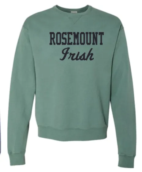 IRISH GARMENT-DYED CREWNECK SWEATSHIRT