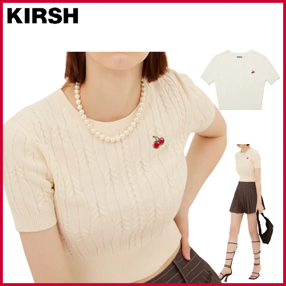 KIRSH  |Medium Co-ord Logo V-neck & Crew neck