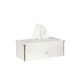 Kleenex Box Cuoio White