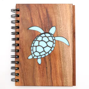 Koa Wood Honu Notebook