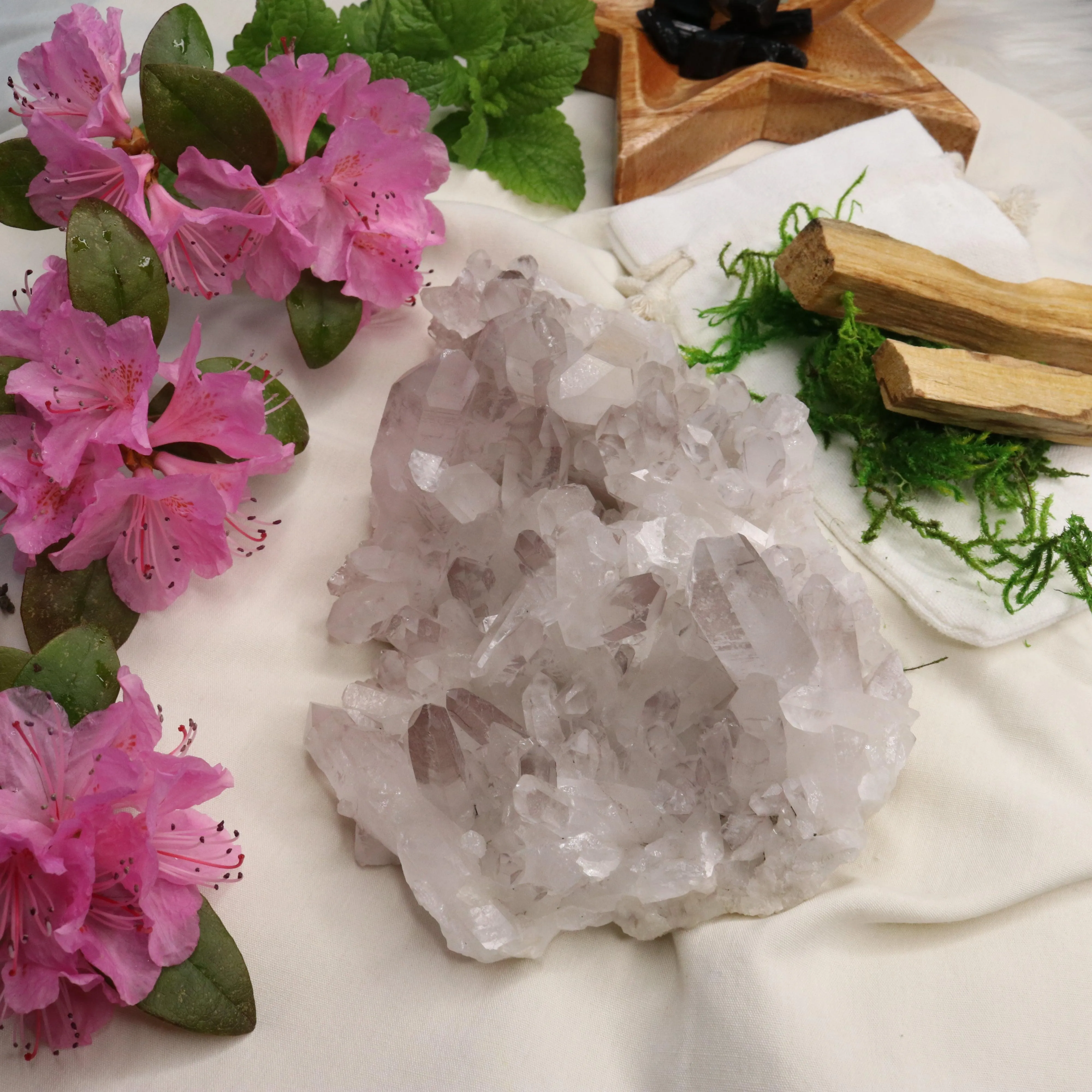 Large Lavender Lithium Quartz Cluster from Brazil ~ Beautiful Energy