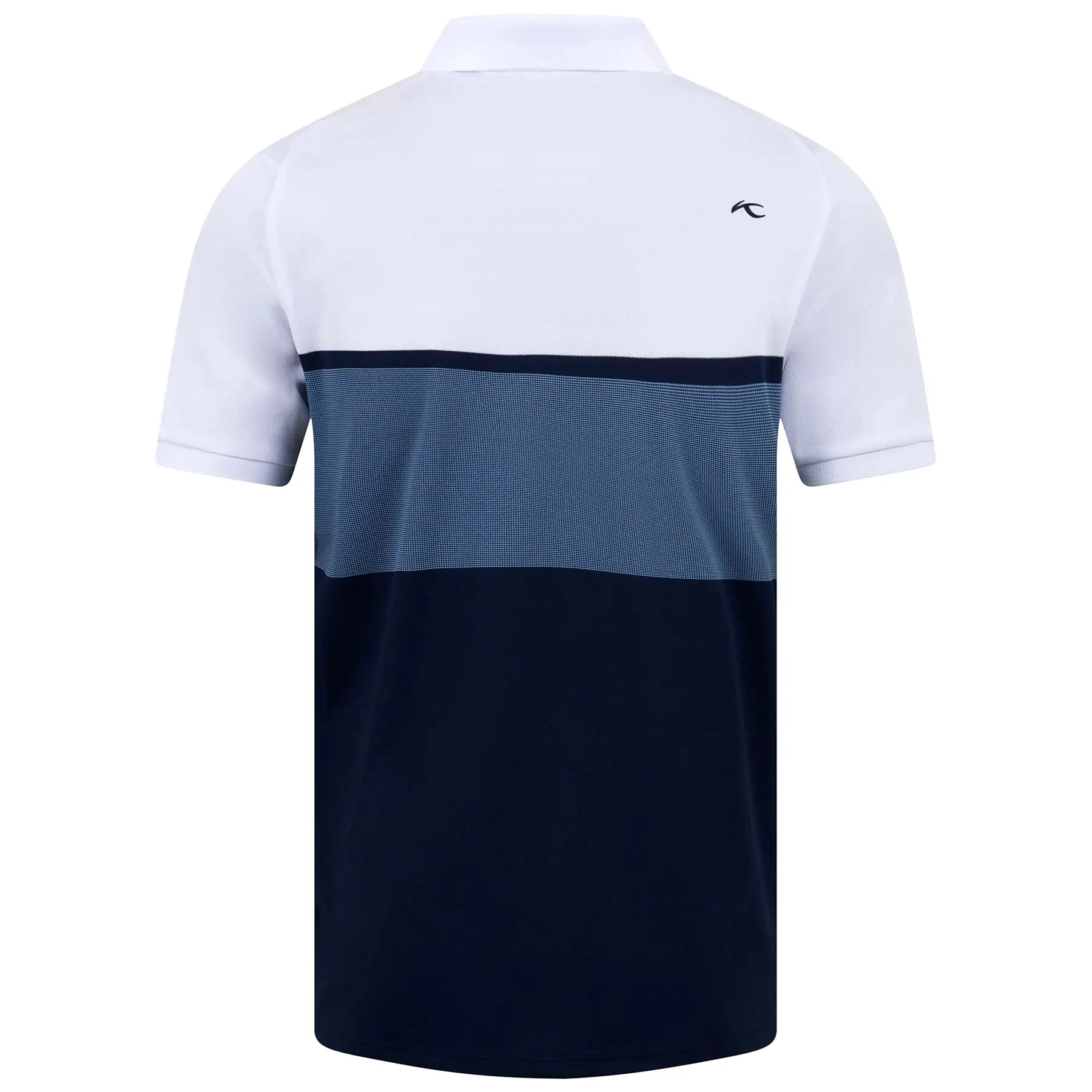 Luan Colour Block Polo White/Atlanta Blue - SS23