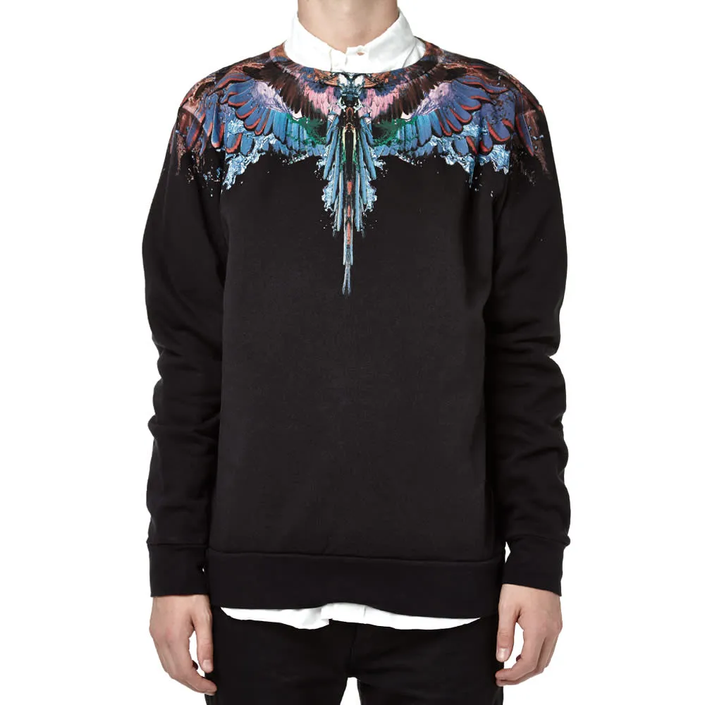 Marcelo Burlon Alas Agua CrewBlack & Blue