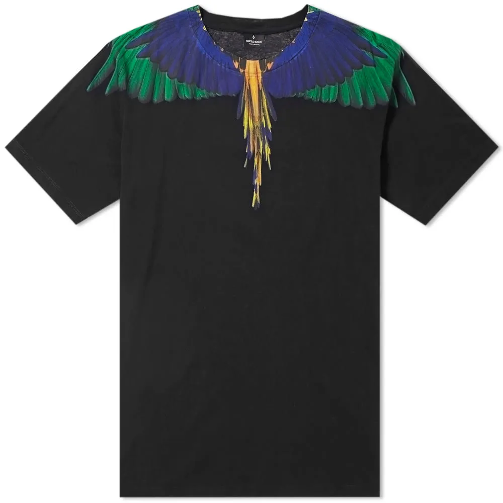 Marcelo Burlon Colour Wing TeeBlack & Multi