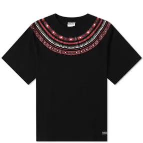 Marcelo Burlon Folk Cross Collar T-ShirtBlack