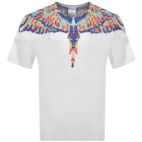 Marcelo Burlon Pointilism Wings T Shirt White