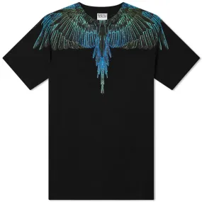 Marcelo Burlon Regular Wings TeeBlack & Blue