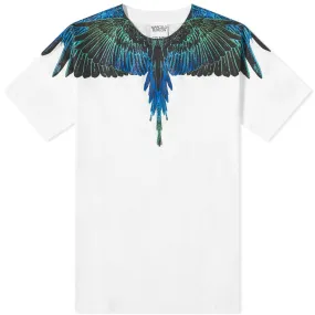 Marcelo Burlon Regular Wings TeeWhite & Blue