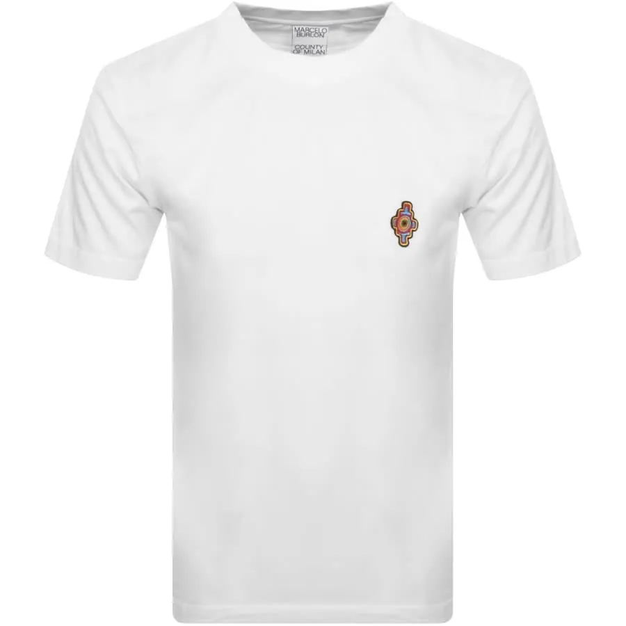 Marcelo Burlon Sunset Cross T Shirt White