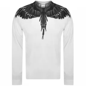 Marcelo Burlon Wings Long Sleeve T Shirt White