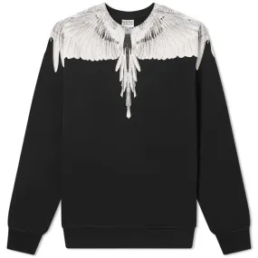 Marcelo Burlon Wings Regular Crew SweatBlack & White