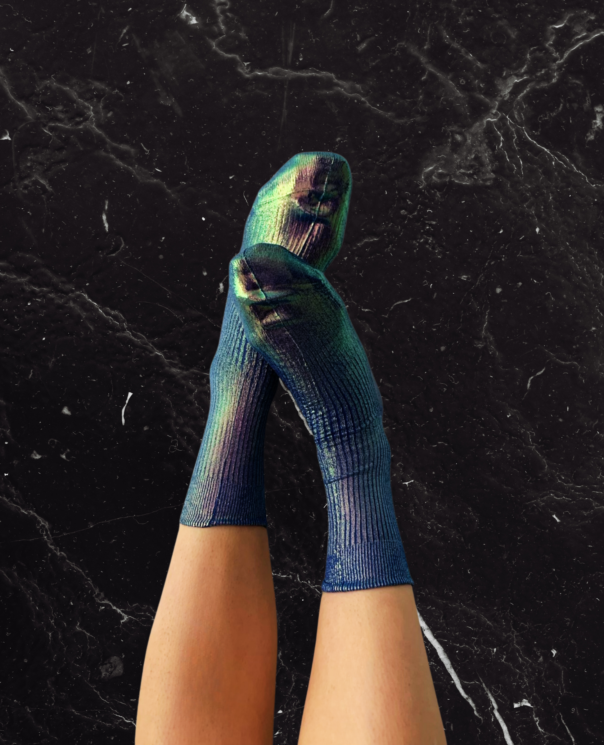 Maria La Rosa Bluette Silk Socks