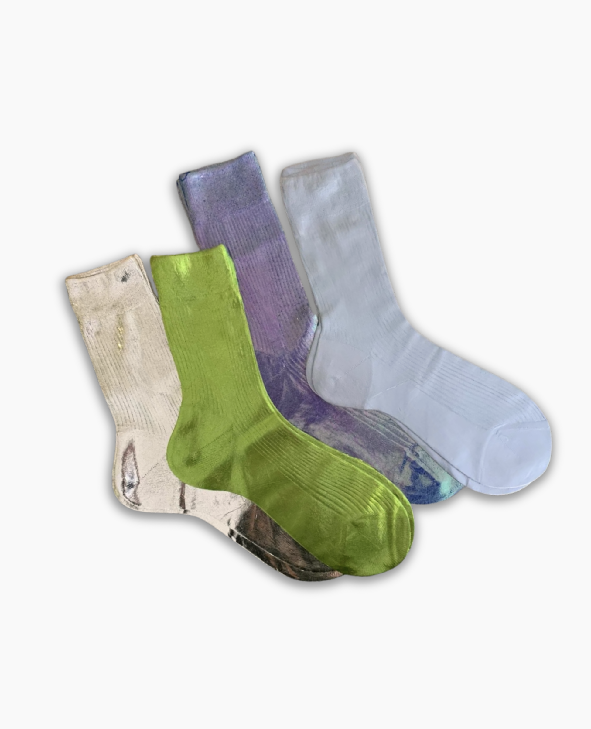 Maria La Rosa Bluette Silk Socks