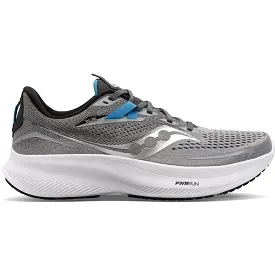 Men's Saucony Ride 15, Alloy/Topaz, 14 2E Wide