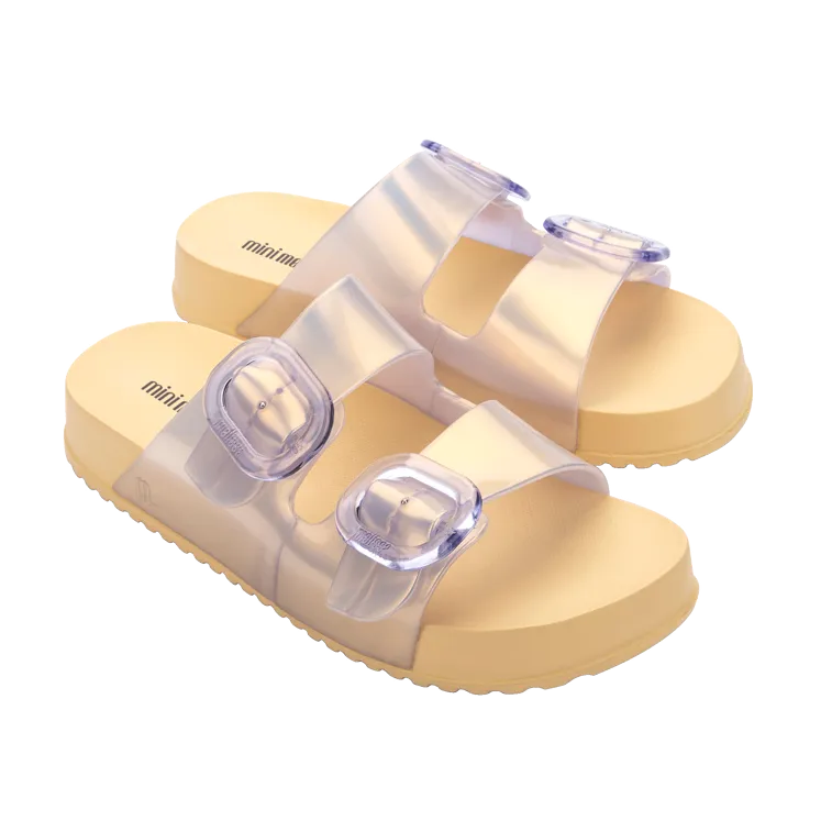 Mini Melissa Cozy Slide Kids - Pearl Yellow