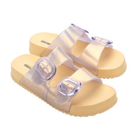 Mini Melissa Cozy Slide Kids - Pearl Yellow