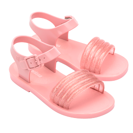 Mini Melissa Mar Wave Kids - Pink / Glitter Pink