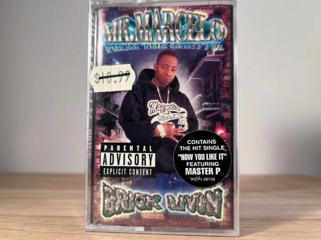 MR. MARCELO (FROM THE GHETTO) - brick livin’ - BRAND NEW CASSETTE TAPE