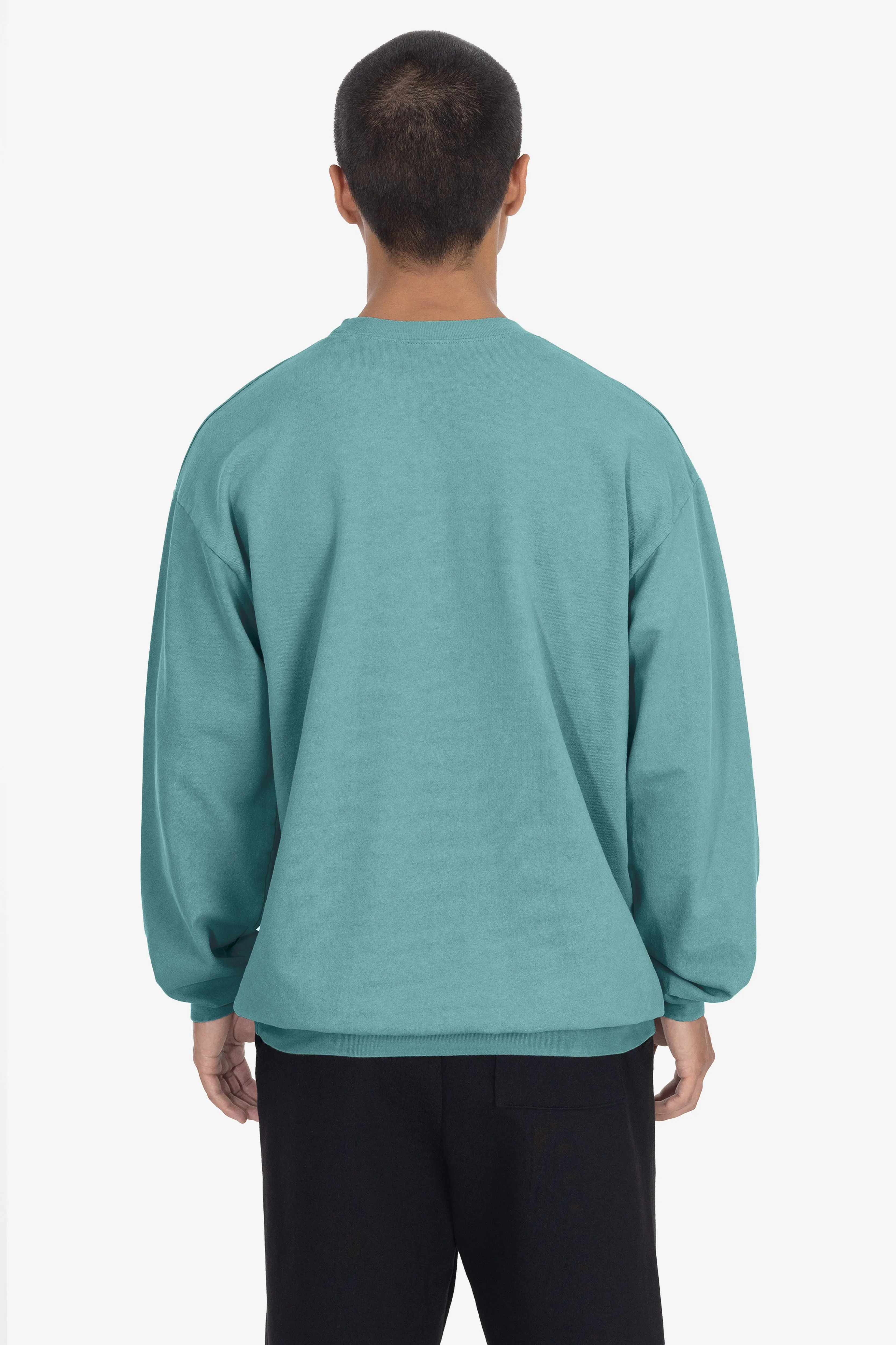 MWT07GD - Long Sleeve Garment Dye French Terry Pullover