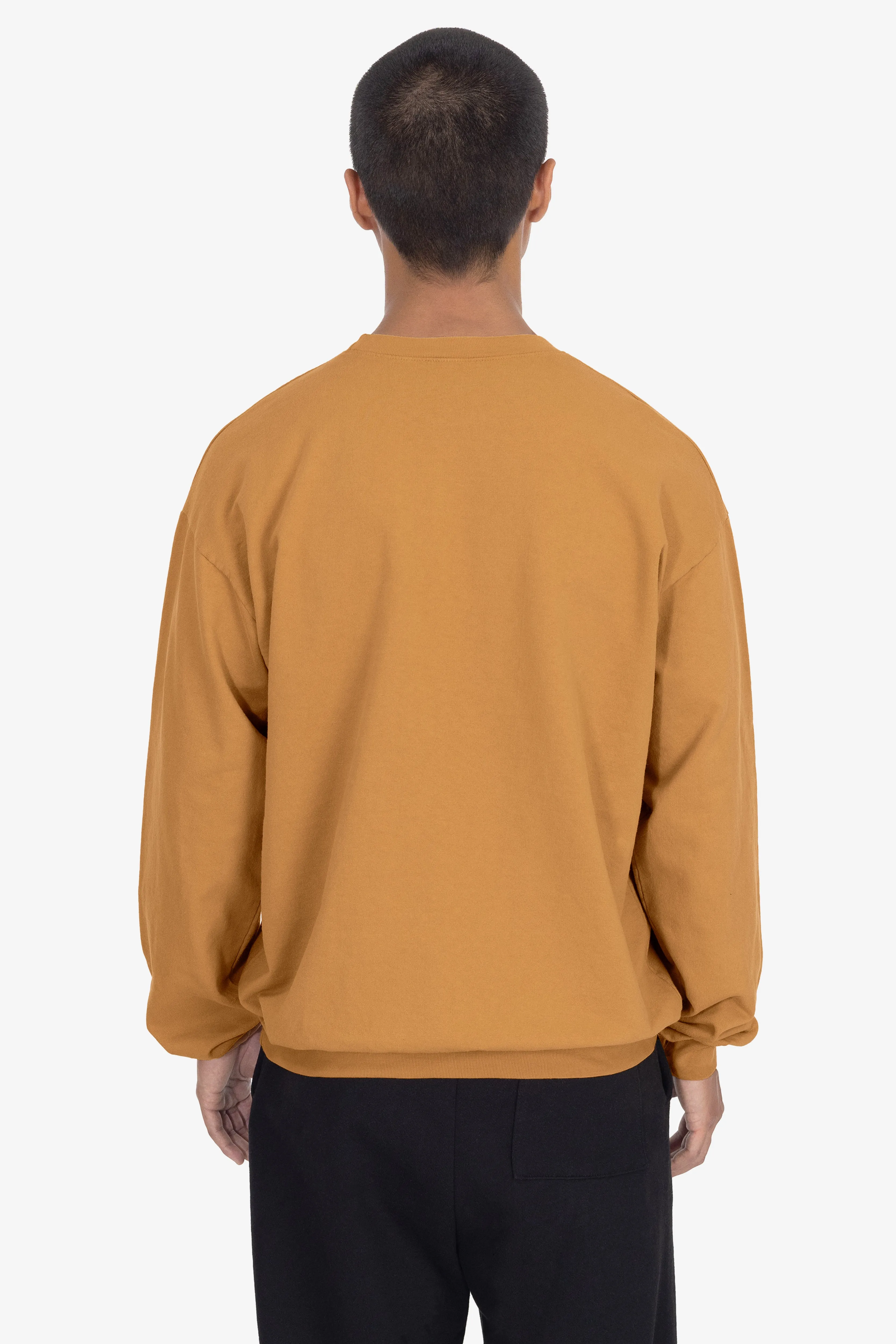 MWT07GD - Long Sleeve Garment Dye French Terry Pullover