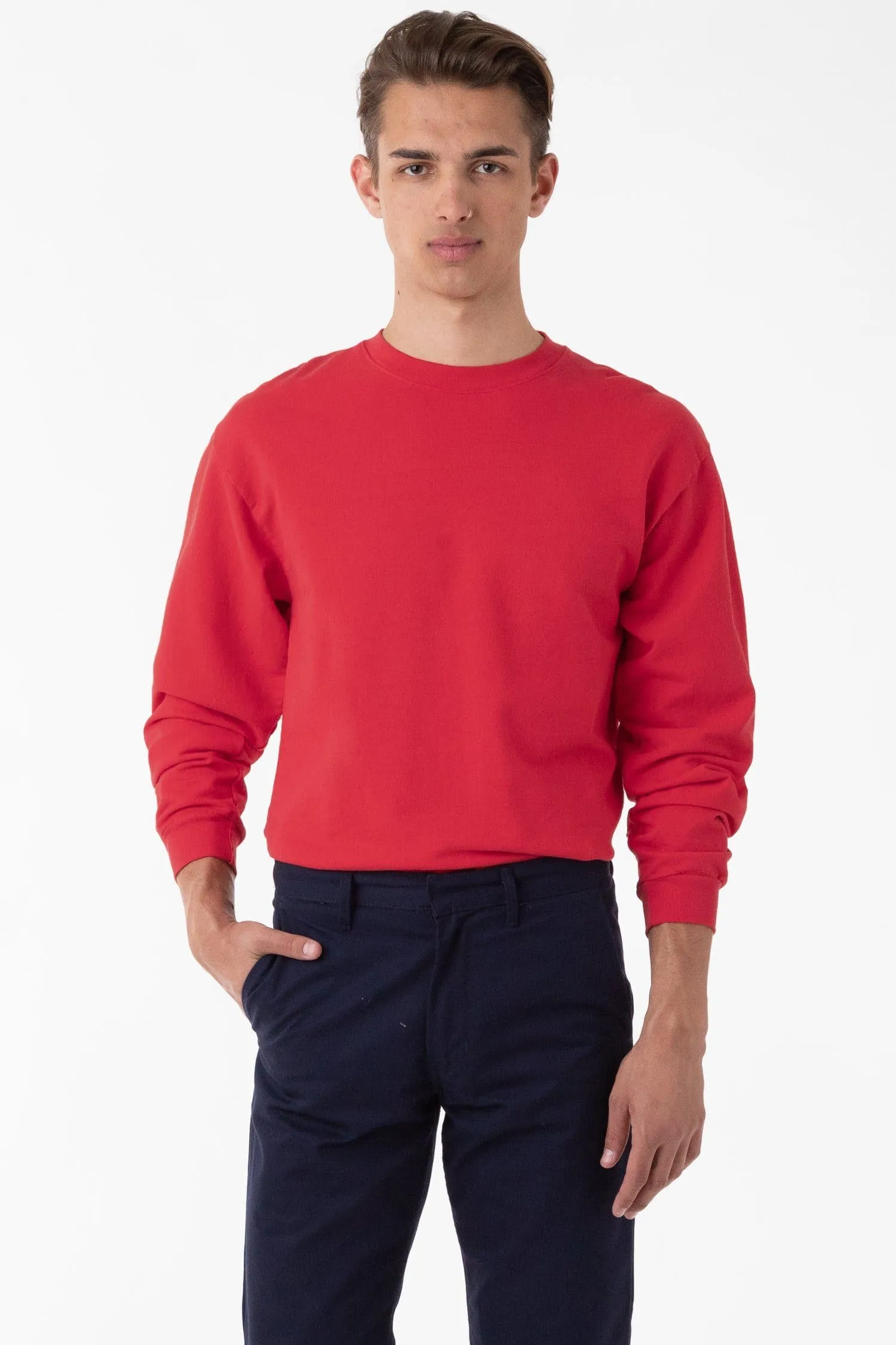 MWT07GD - Long Sleeve Garment Dye French Terry Pullover