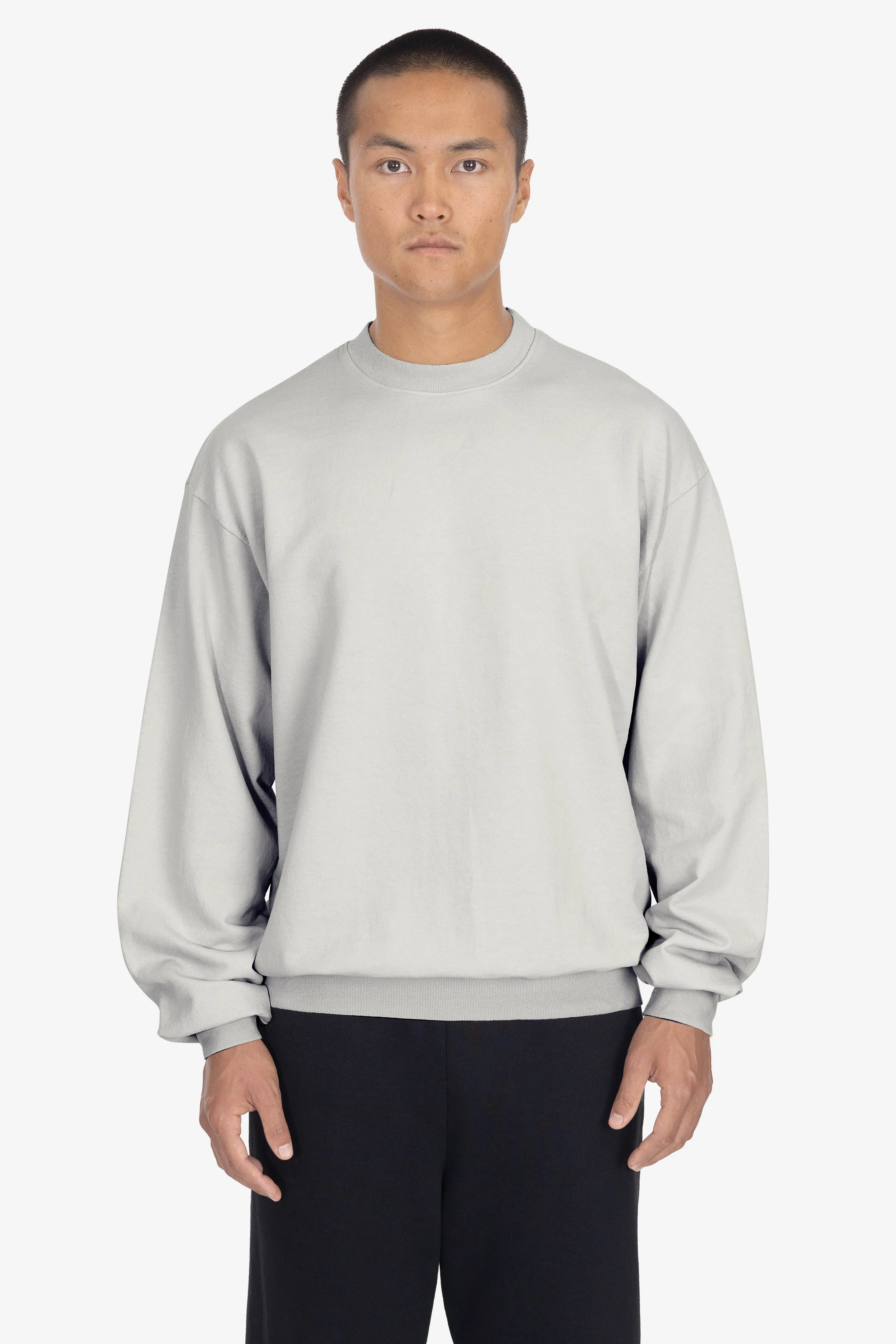 MWT07GD - Long Sleeve Garment Dye French Terry Pullover