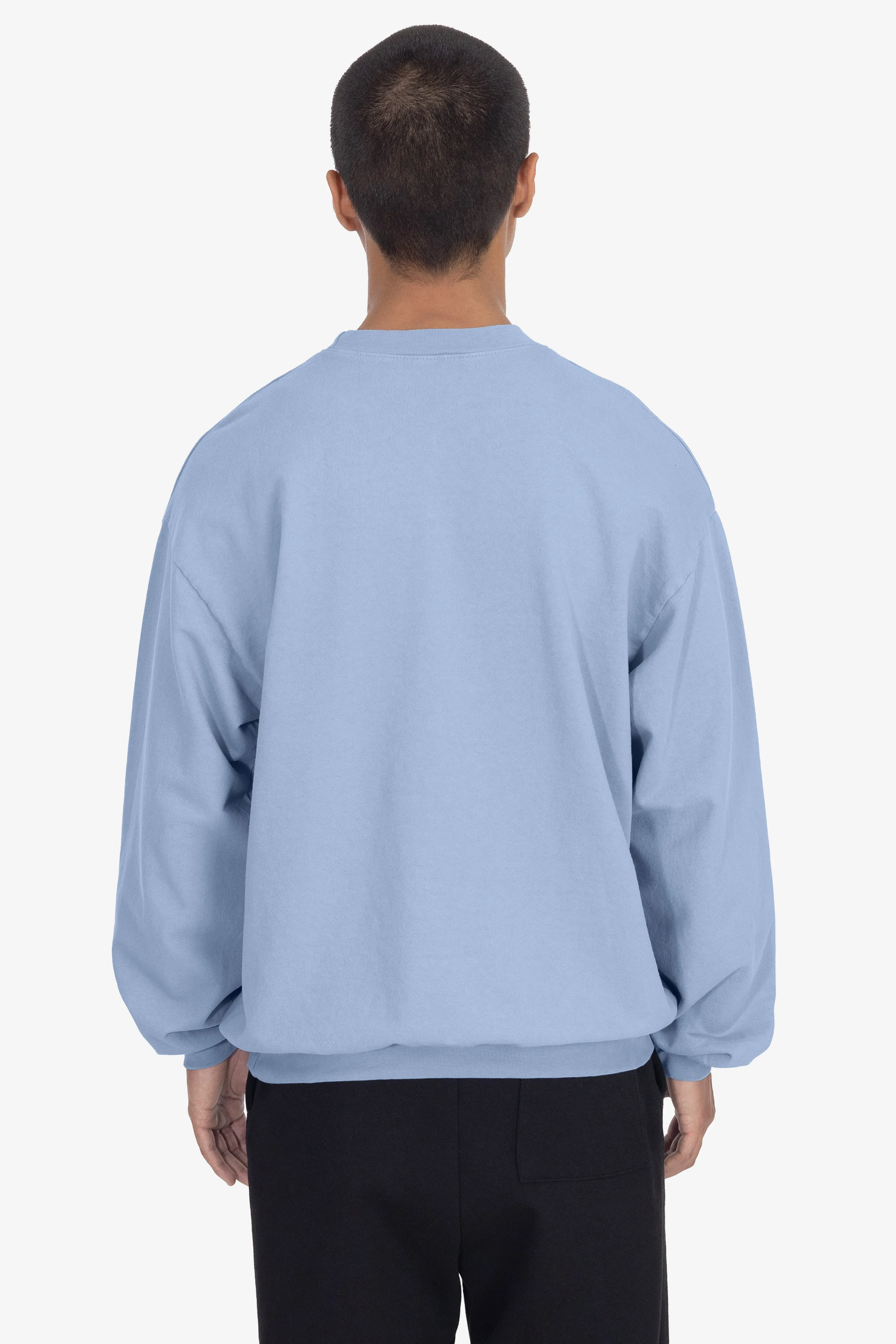 MWT07GD - Long Sleeve Garment Dye French Terry Pullover