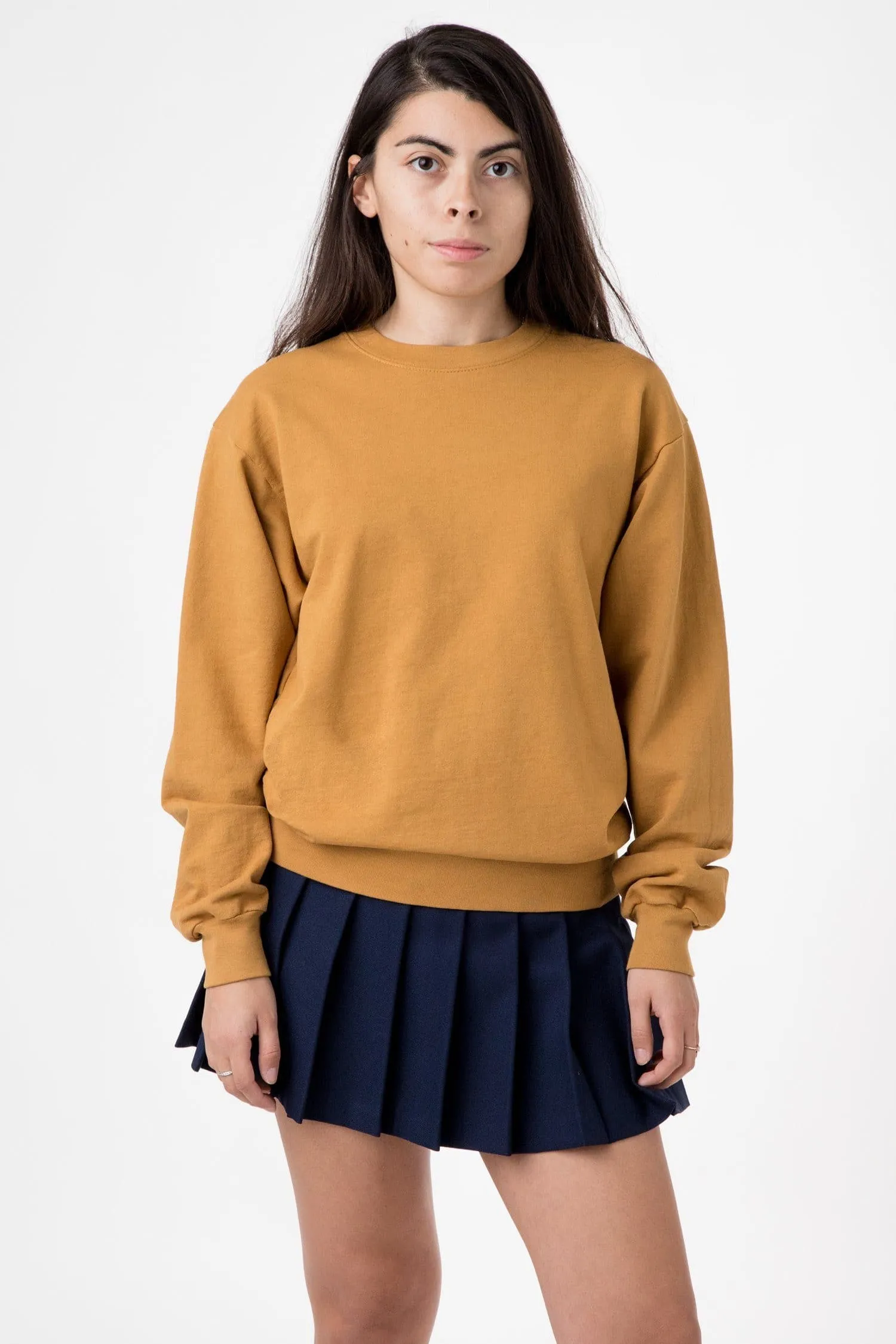 MWT07GD Unisex - Long Sleeve Garment Dye French Terry Pullover