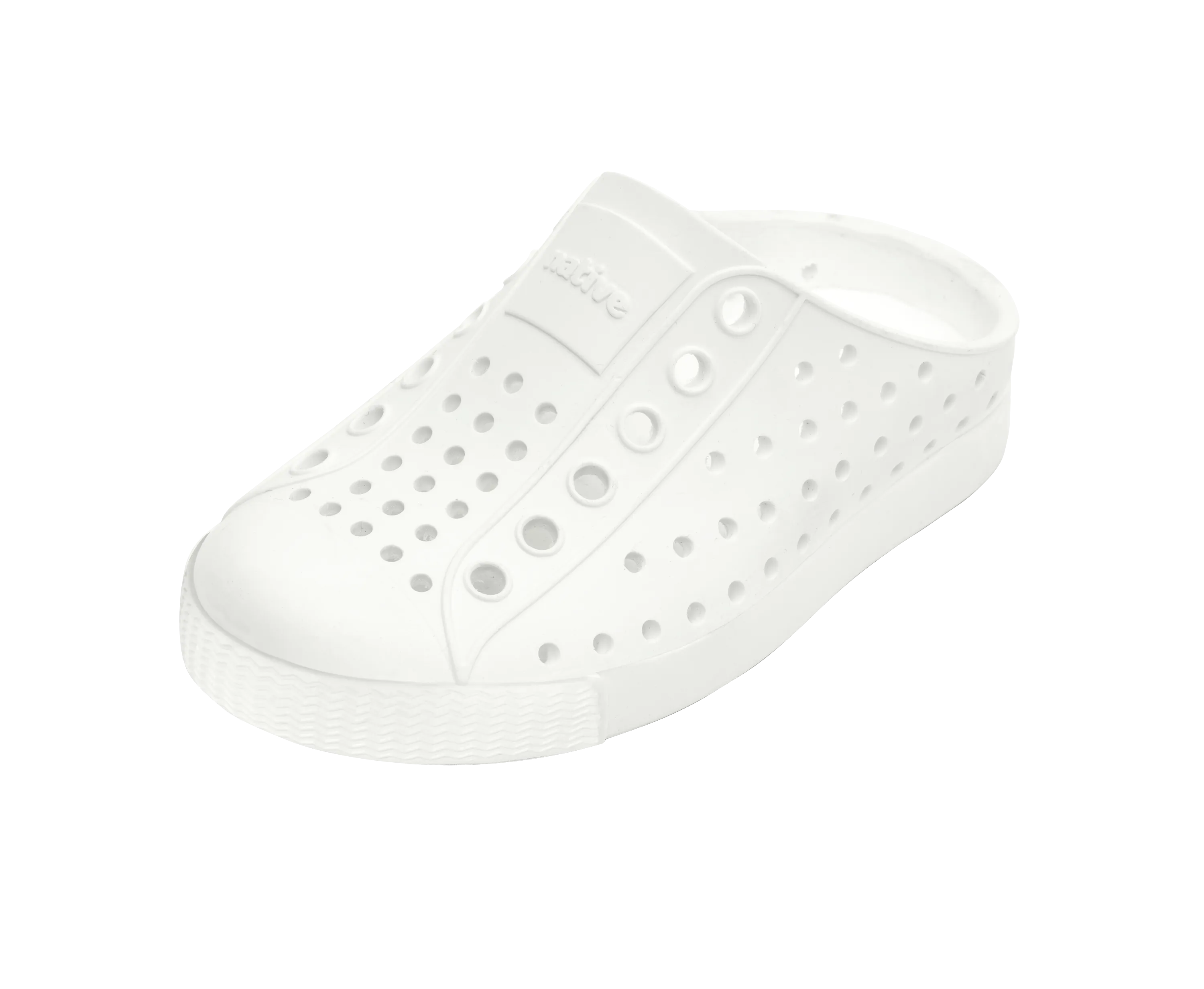 Native Jefferson Clog Kids - Shell White / Shell White