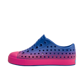 Native Jefferson Ombre Shoes - Adventure Blue / Radberry Pink / Adventure Radberry Ombre