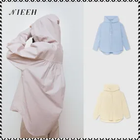 NIEEH  |Casual Style Street Style Long Sleeves Plain Party Style