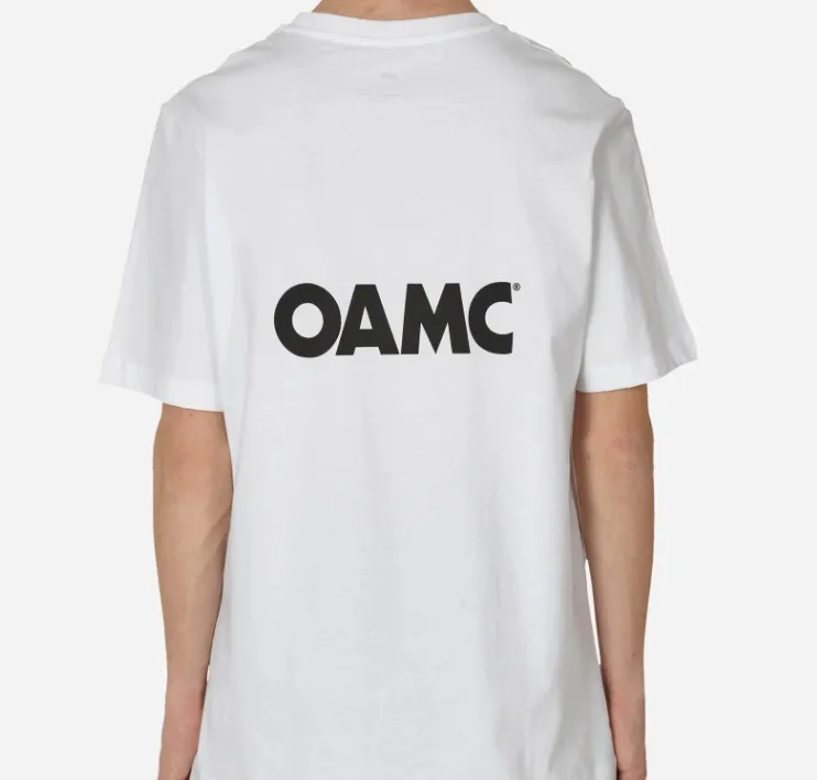 OAMC  |Crew Neck Street Style Plain Short Sleeves Logo Designers