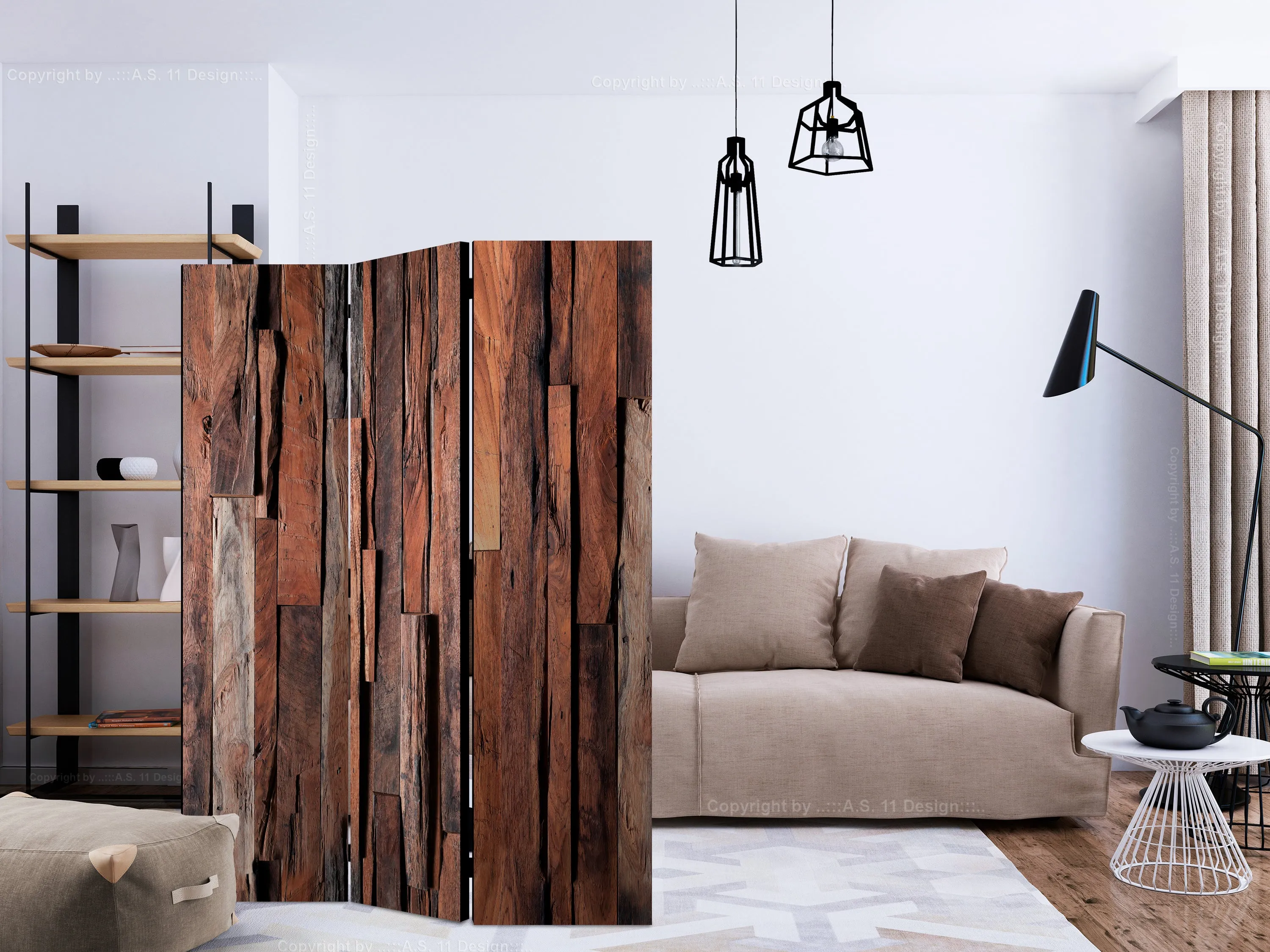 Paravento Honey Boards [Room Dividers]