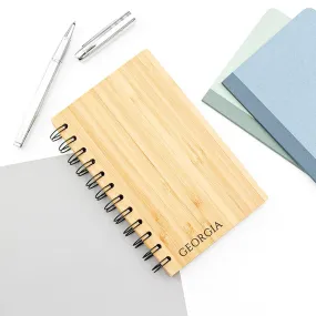 Personalised FSC Bamboo and Stone-Based Paper Notebook