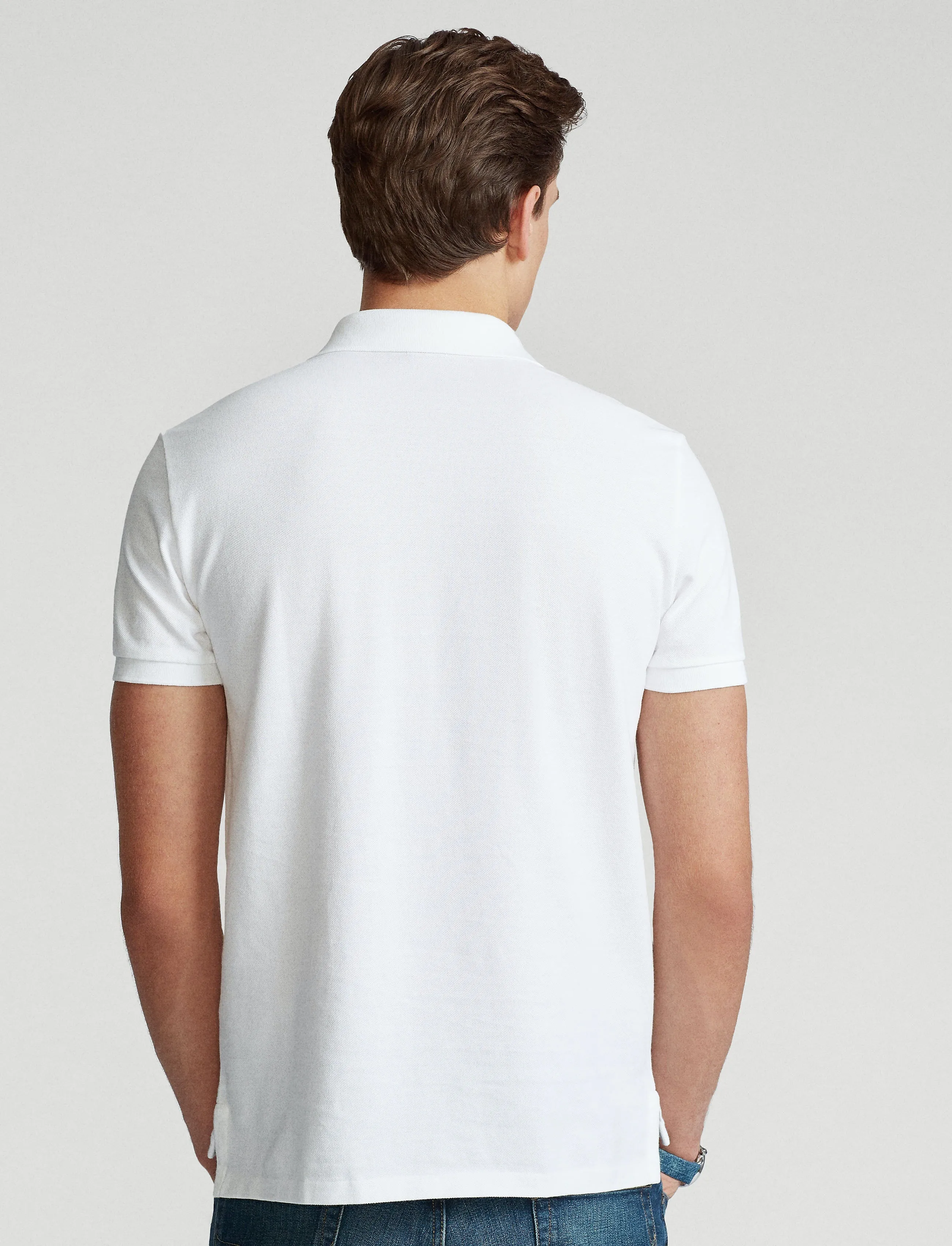 Polo Ralph Lauren Custom Slim Polo White