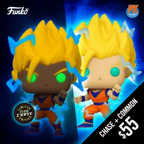 Pre-Order: Funko Pop! Dragon Ball Z: Super Saiyan 2 Goku - Energy (Chase + Common)