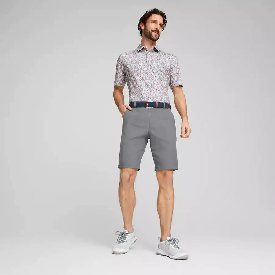 Puma MATTR Floral Polo - Grey