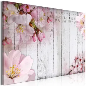 Quadro Flowers on Boards (1 Part) Wide