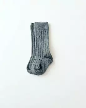 Ribbed Socks | Gray