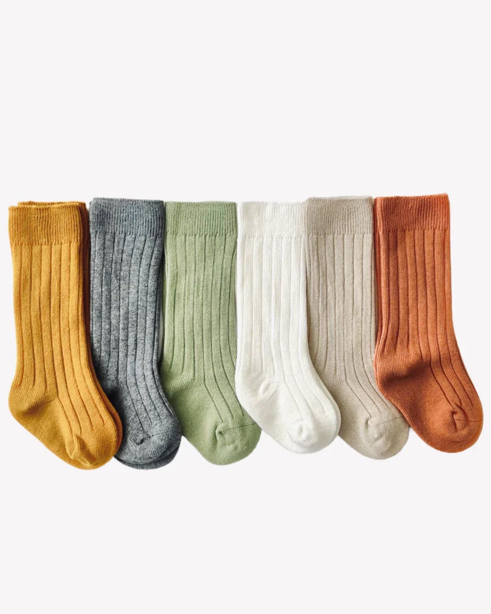 Ribbed Socks | Green