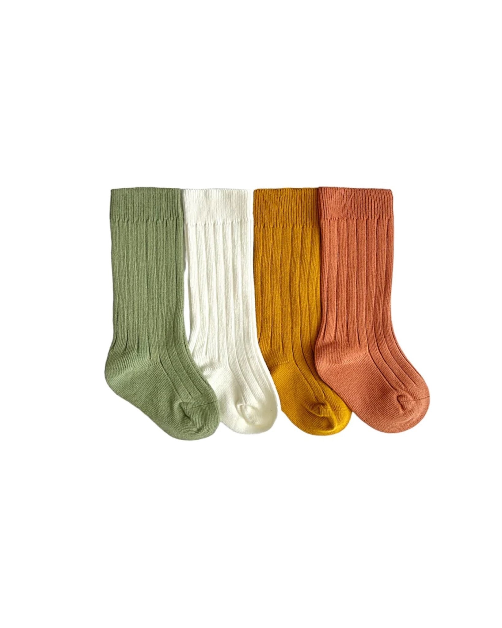 Ribbed Socks | Green